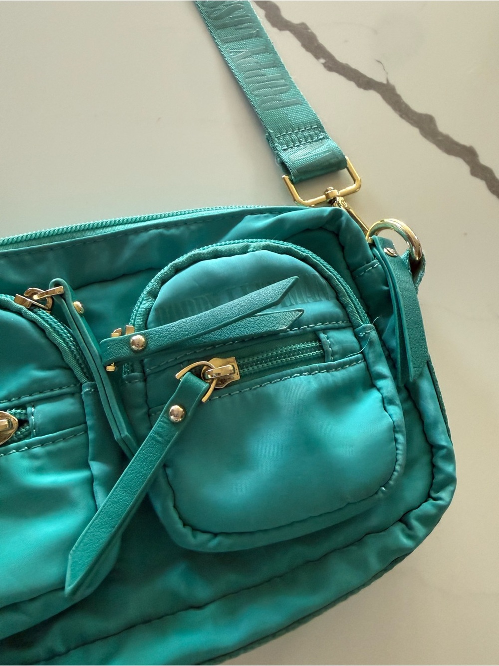 Poppy Lissiman Bobby Bag in teal - Picture 6 of 10